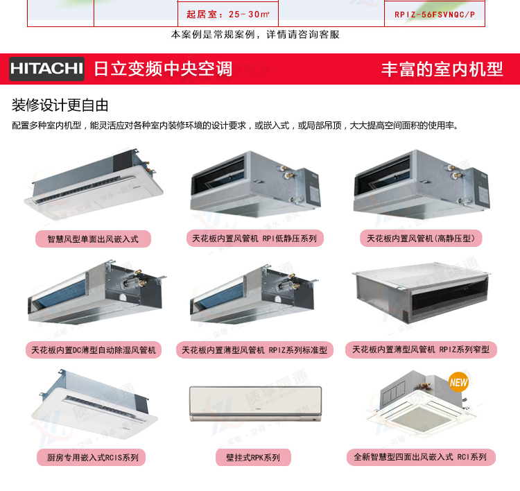 日立家用中央空调VAM mini系列